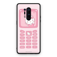 Thumbnail for OnePlus 8 Pro Hello Kitten Θήκη Αγίου Βαλεντίνου από τη Smartfits με σχέδιο στο πίσω μέρος και μαύρο περίβλημα | Smartphone case with colorful back and black bezels by Smartfits