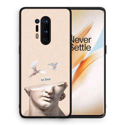 Θήκη OnePlus 8 Pro In Love από τη Smartfits με σχέδιο στο πίσω μέρος και μαύρο περίβλημα | OnePlus 8 Pro In Love case with colorful back and black bezels