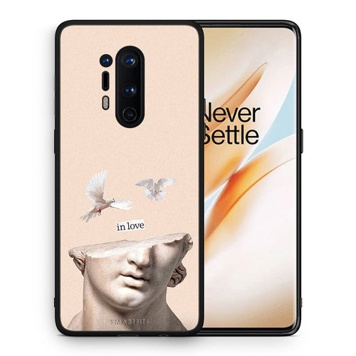 Θήκη OnePlus 8 Pro In Love από τη Smartfits με σχέδιο στο πίσω μέρος και μαύρο περίβλημα | OnePlus 8 Pro In Love case with colorful back and black bezels