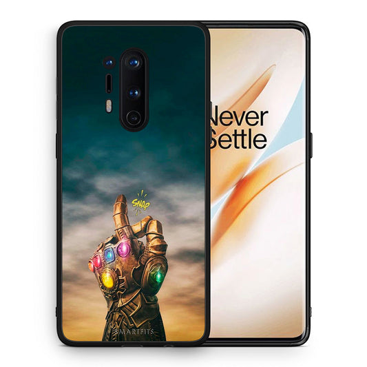 Θήκη OnePlus 8 Pro Infinity Snap από τη Smartfits με σχέδιο στο πίσω μέρος και μαύρο περίβλημα | OnePlus 8 Pro Infinity Snap case with colorful back and black bezels