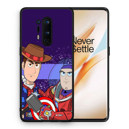 Θήκη OnePlus 8 Pro Infinity Story από τη Smartfits με σχέδιο στο πίσω μέρος και μαύρο περίβλημα | OnePlus 8 Pro Infinity Story case with colorful back and black bezels