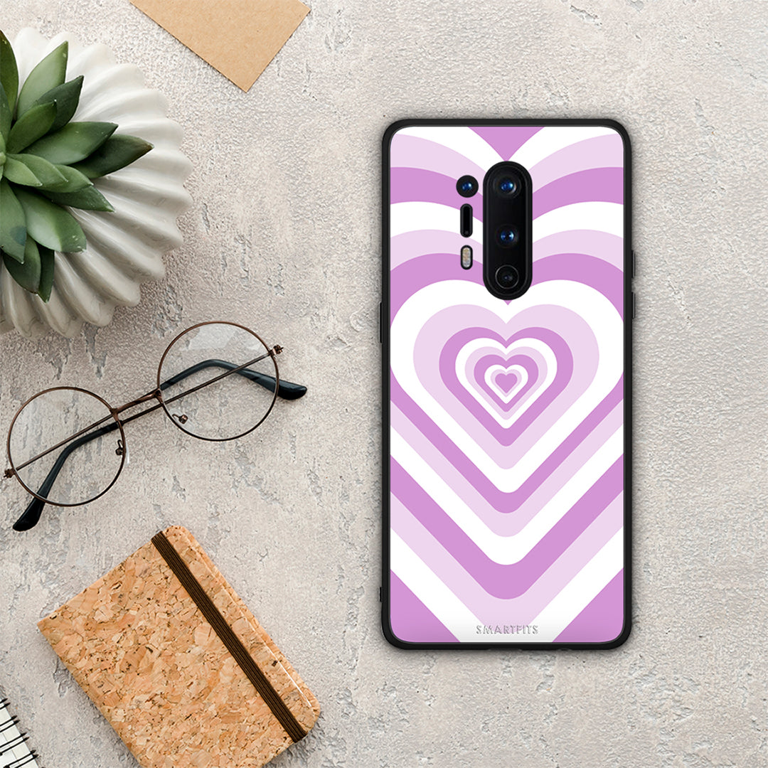 Lilac Hearts - OnePlus 8 Pro θήκη