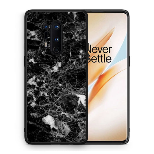 Θήκη OnePlus 8 Pro Male Marble από τη Smartfits με σχέδιο στο πίσω μέρος και μαύρο περίβλημα | OnePlus 8 Pro Male Marble case with colorful back and black bezels