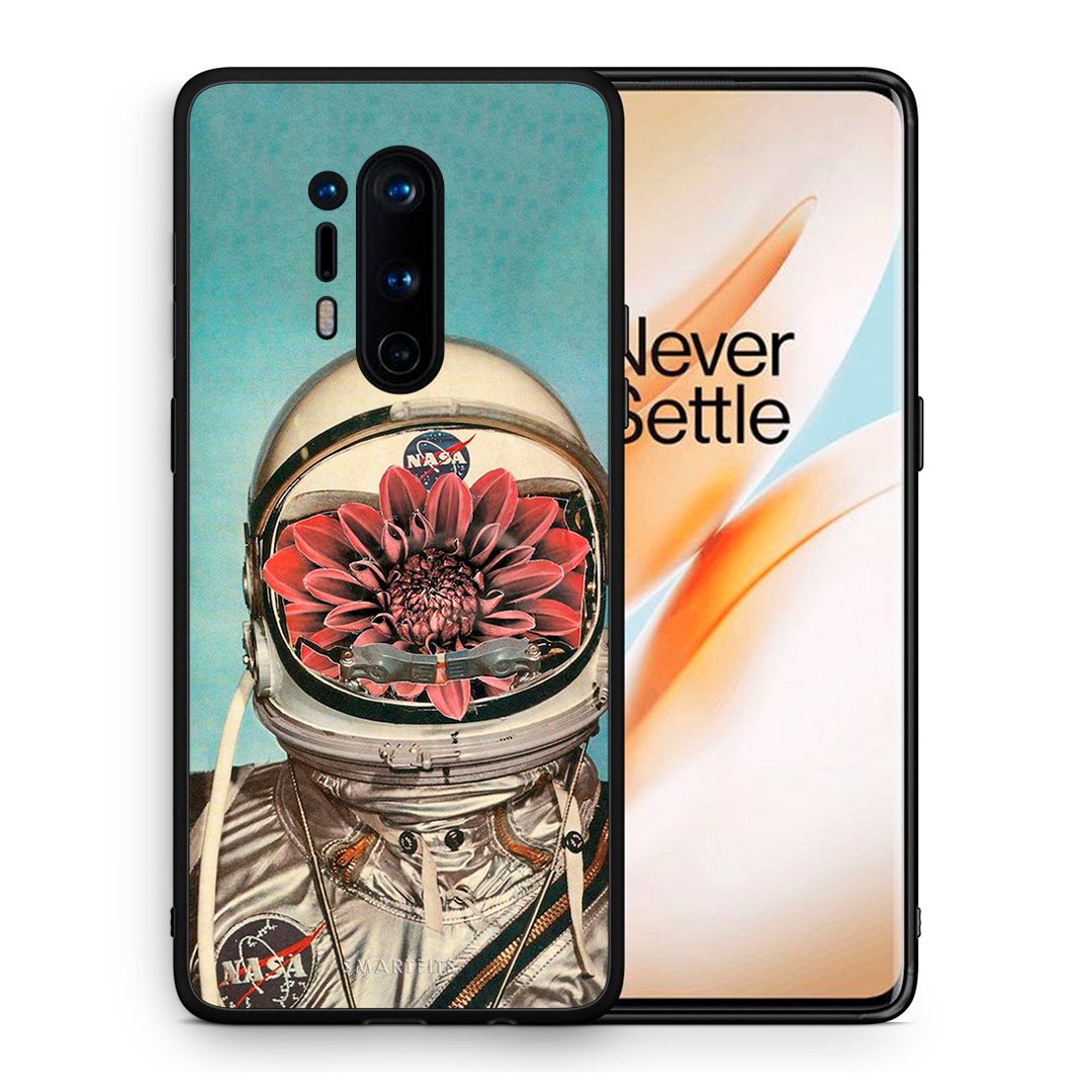 Θήκη OnePlus 8 Pro Nasa Bloom από τη Smartfits με σχέδιο στο πίσω μέρος και μαύρο περίβλημα | OnePlus 8 Pro Nasa Bloom case with colorful back and black bezels
