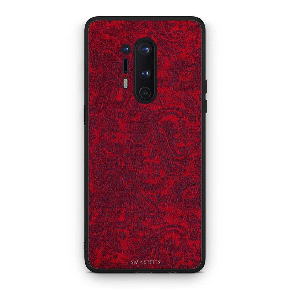 OnePlus 8 Pro Paisley Cashmere θήκη από τη Smartfits με σχέδιο στο πίσω μέρος και μαύρο περίβλημα | Smartphone case with colorful back and black bezels by Smartfits