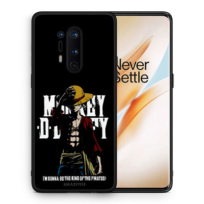 Θήκη OnePlus 8 Pro Pirate King από τη Smartfits με σχέδιο στο πίσω μέρος και μαύρο περίβλημα | OnePlus 8 Pro Pirate King case with colorful back and black bezels
