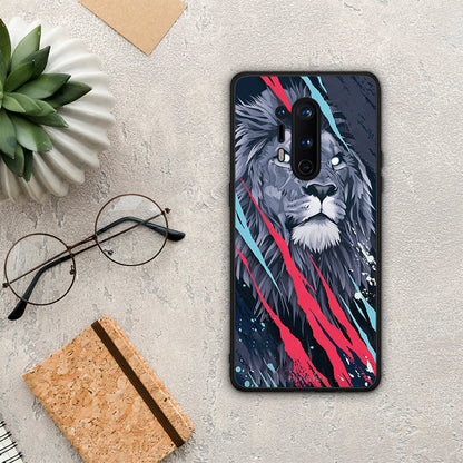 PopArt Lion Designer - OnePlus 8 Pro θήκη