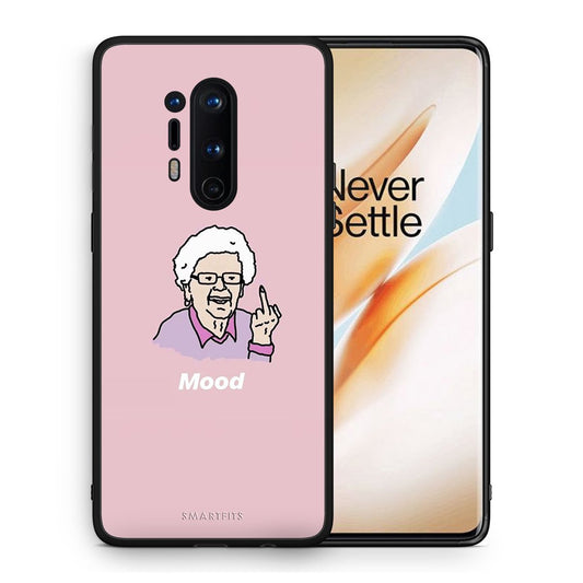 Θήκη OnePlus 8 Pro Mood PopArt από τη Smartfits με σχέδιο στο πίσω μέρος και μαύρο περίβλημα | OnePlus 8 Pro Mood PopArt case with colorful back and black bezels