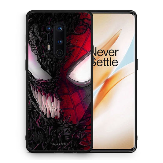 Θήκη OnePlus 8 Pro SpiderVenom PopArt από τη Smartfits με σχέδιο στο πίσω μέρος και μαύρο περίβλημα | OnePlus 8 Pro SpiderVenom PopArt case with colorful back and black bezels