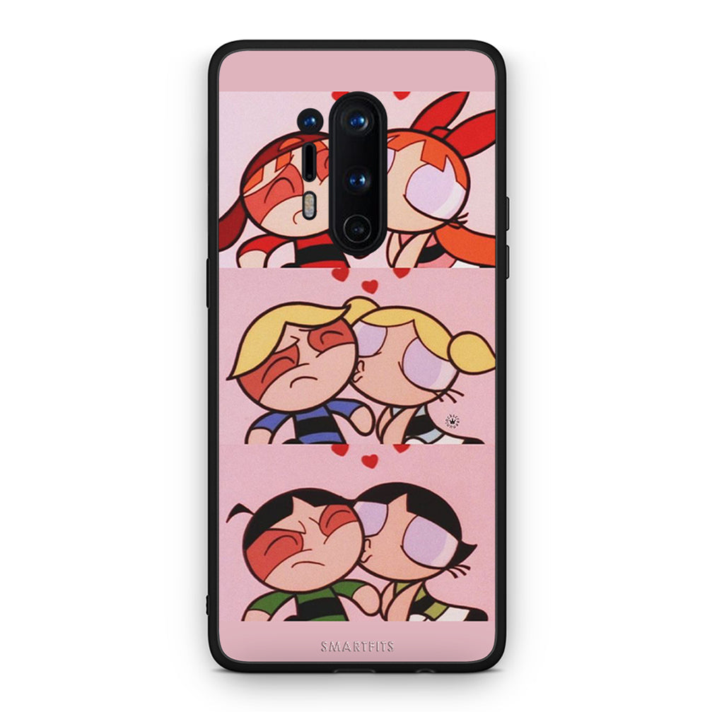 OnePlus 8 Pro Puff Love Θήκη Αγίου Βαλεντίνου από τη Smartfits με σχέδιο στο πίσω μέρος και μαύρο περίβλημα | Smartphone case with colorful back and black bezels by Smartfits