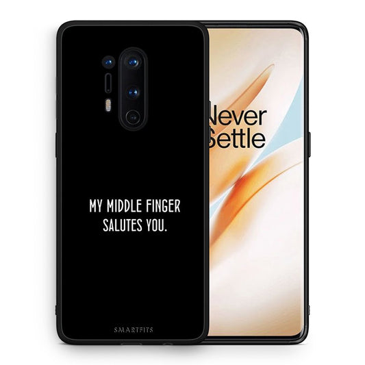 Θήκη OnePlus 8 Pro Salute από τη Smartfits με σχέδιο στο πίσω μέρος και μαύρο περίβλημα | OnePlus 8 Pro Salute case with colorful back and black bezels