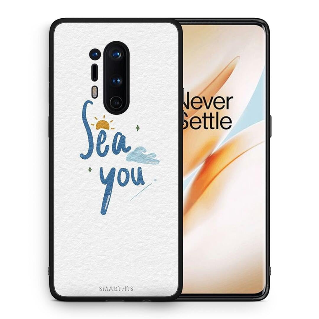 Θήκη OnePlus 8 Pro Sea You από τη Smartfits με σχέδιο στο πίσω μέρος και μαύρο περίβλημα | OnePlus 8 Pro Sea You case with colorful back and black bezels