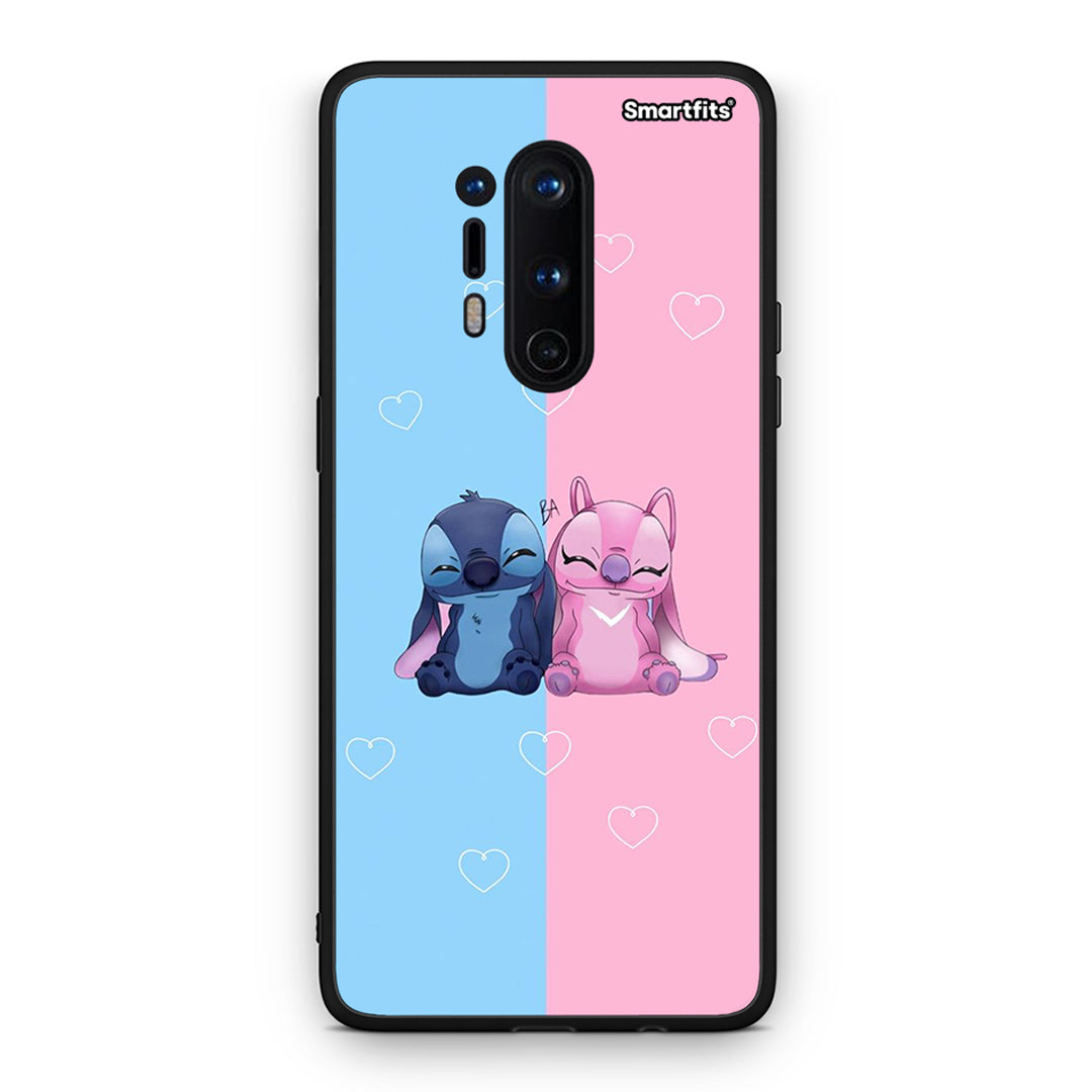 OnePlus 8 Pro Stitch And Angel θήκη από τη Smartfits με σχέδιο στο πίσω μέρος και μαύρο περίβλημα | Smartphone case with colorful back and black bezels by Smartfits