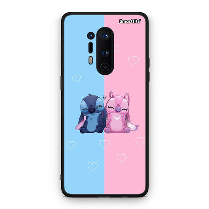 OnePlus 8 Pro Stitch And Angel θήκη από τη Smartfits με σχέδιο στο πίσω μέρος και μαύρο περίβλημα | Smartphone case with colorful back and black bezels by Smartfits