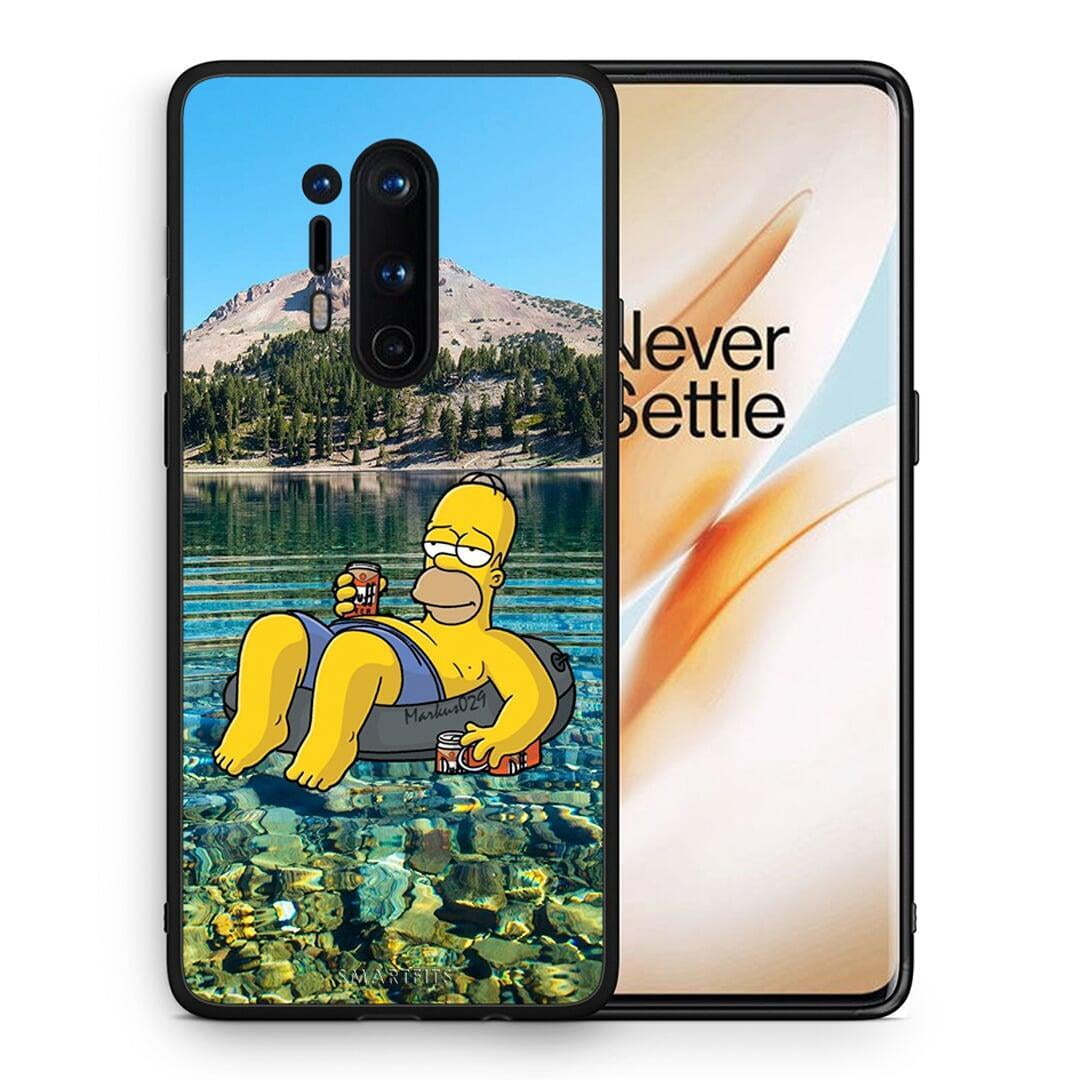 Θήκη OnePlus 8 Pro Summer Happiness από τη Smartfits με σχέδιο στο πίσω μέρος και μαύρο περίβλημα | OnePlus 8 Pro Summer Happiness case with colorful back and black bezels