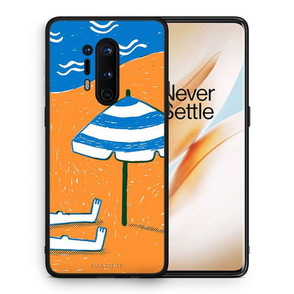 Θήκη OnePlus 8 Pro Summering από τη Smartfits με σχέδιο στο πίσω μέρος και μαύρο περίβλημα | OnePlus 8 Pro Summering case with colorful back and black bezels