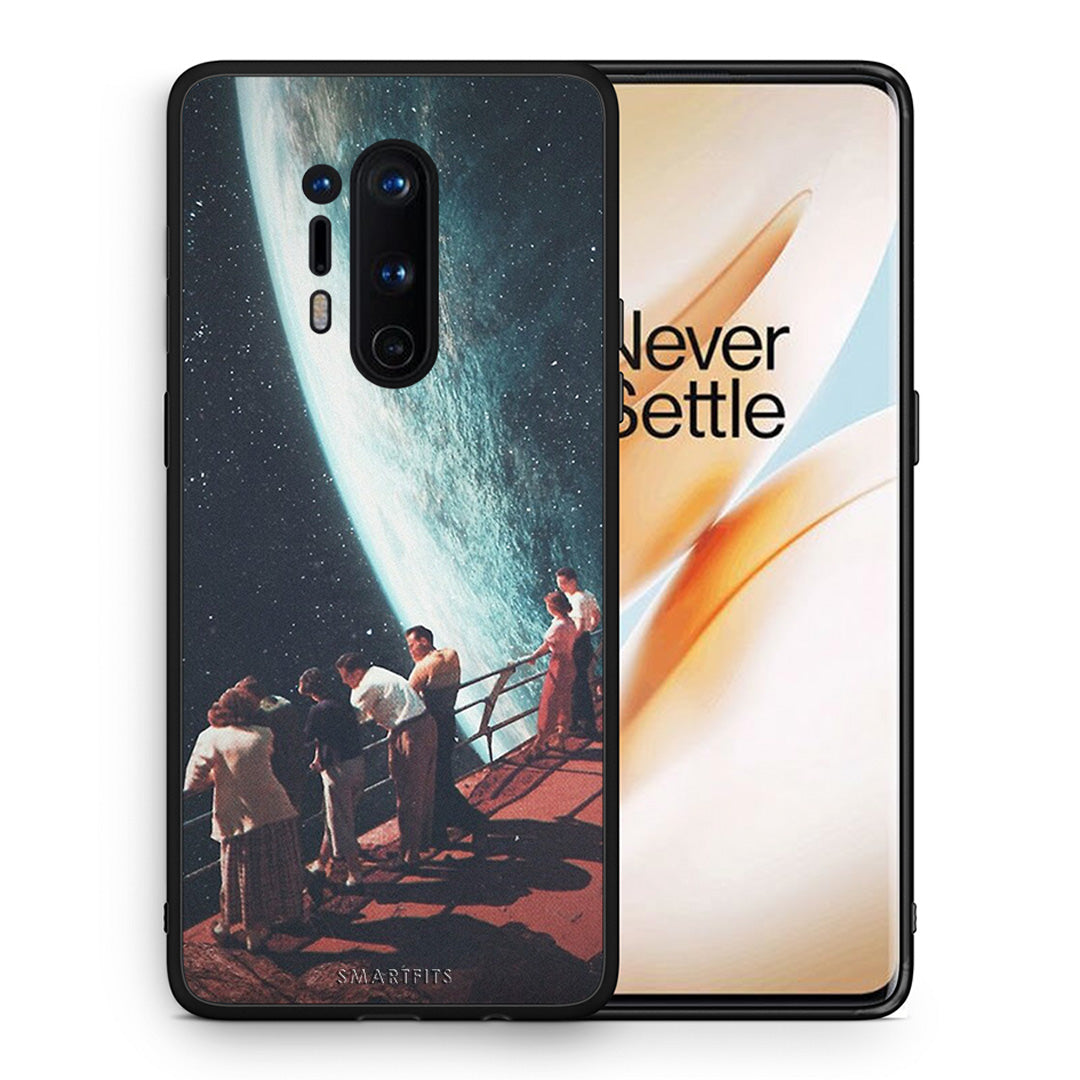 Θήκη OnePlus 8 Pro Surreal View από τη Smartfits με σχέδιο στο πίσω μέρος και μαύρο περίβλημα | OnePlus 8 Pro Surreal View case with colorful back and black bezels