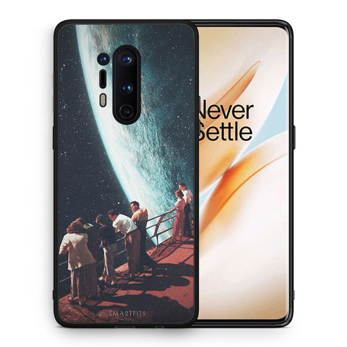 Θήκη OnePlus 8 Pro Surreal View από τη Smartfits με σχέδιο στο πίσω μέρος και μαύρο περίβλημα | OnePlus 8 Pro Surreal View case with colorful back and black bezels