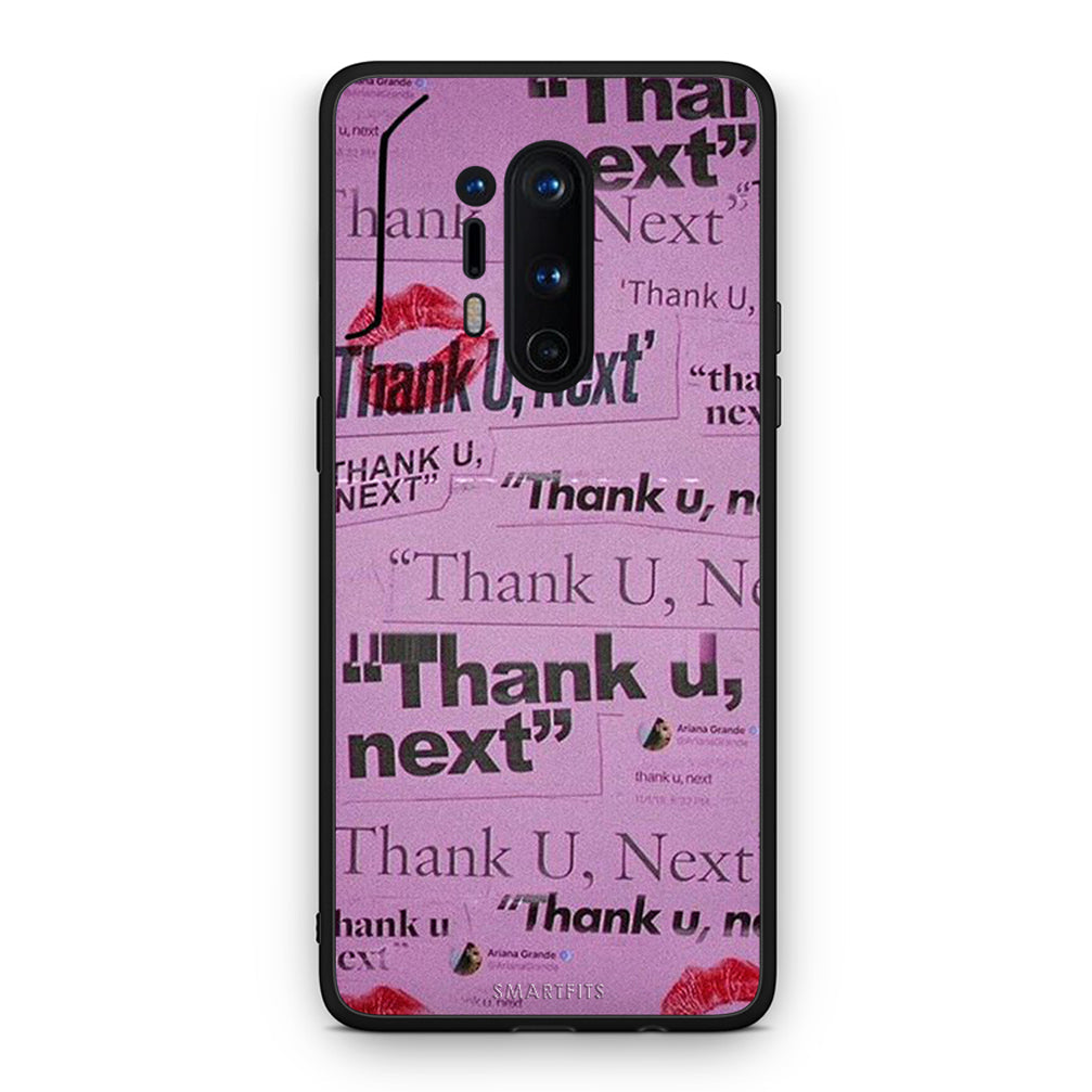 OnePlus 8 Pro Thank You Next Θήκη Αγίου Βαλεντίνου από τη Smartfits με σχέδιο στο πίσω μέρος και μαύρο περίβλημα | Smartphone case with colorful back and black bezels by Smartfits