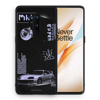 Thumbnail for Θήκη Αγίου Βαλεντίνου OnePlus 8 Pro Tokyo Drift από τη Smartfits με σχέδιο στο πίσω μέρος και μαύρο περίβλημα | OnePlus 8 Pro Tokyo Drift case with colorful back and black bezels