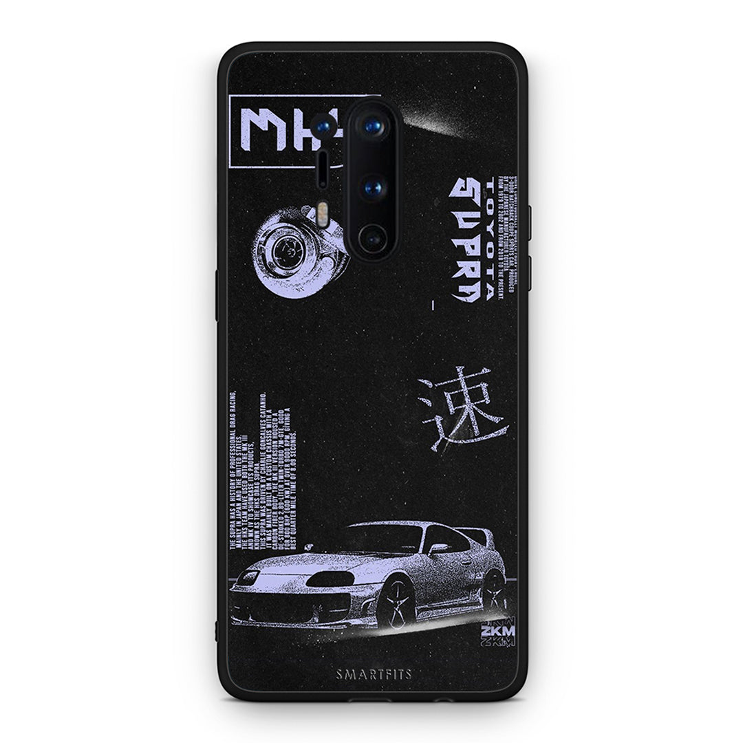 OnePlus 8 Pro Tokyo Drift Θήκη Αγίου Βαλεντίνου από τη Smartfits με σχέδιο στο πίσω μέρος και μαύρο περίβλημα | Smartphone case with colorful back and black bezels by Smartfits