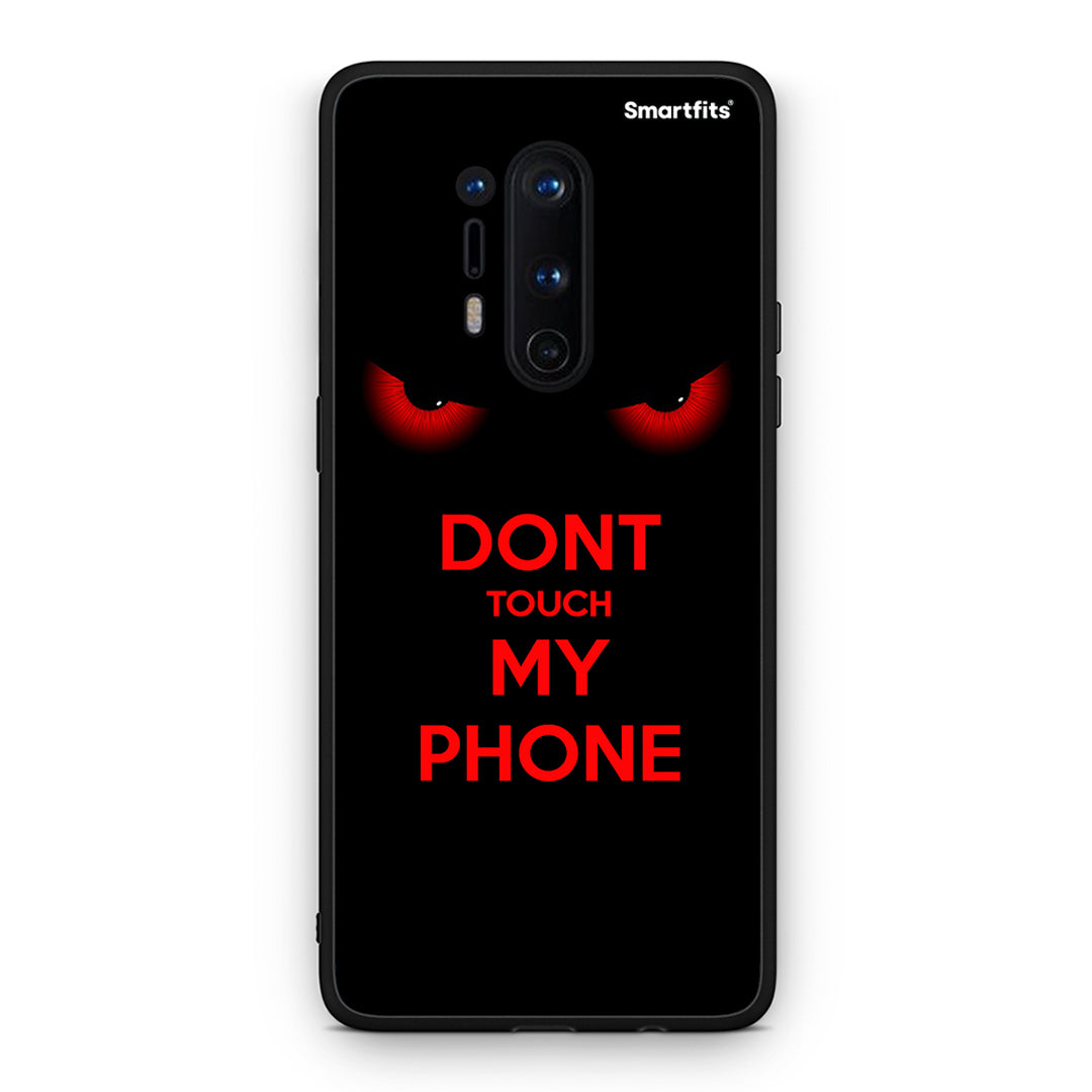 OnePlus 8 Pro Touch My Phone Θήκη από τη Smartfits με σχέδιο στο πίσω μέρος και μαύρο περίβλημα | Smartphone case with colorful back and black bezels by Smartfits