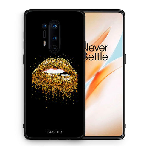 Θήκη OnePlus 8 Pro Golden Valentine από τη Smartfits με σχέδιο στο πίσω μέρος και μαύρο περίβλημα | OnePlus 8 Pro Golden Valentine case with colorful back and black bezels