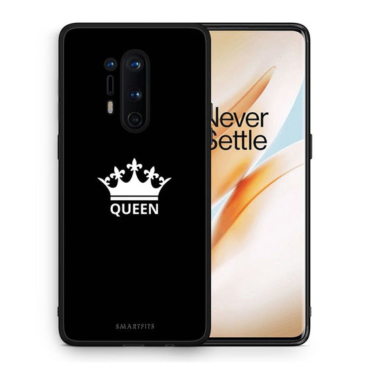 Θήκη OnePlus 8 Pro Queen Valentine από τη Smartfits με σχέδιο στο πίσω μέρος και μαύρο περίβλημα | OnePlus 8 Pro Queen Valentine case with colorful back and black bezels