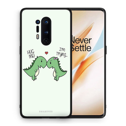 Θήκη OnePlus 8 Pro Rex Valentine από τη Smartfits με σχέδιο στο πίσω μέρος και μαύρο περίβλημα | OnePlus 8 Pro Rex Valentine case with colorful back and black bezels