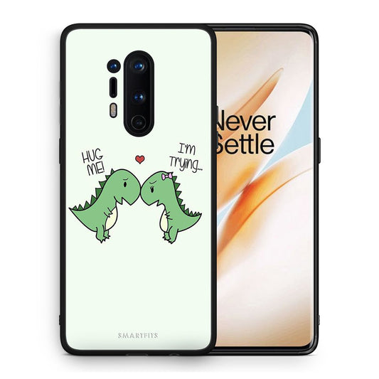 Θήκη OnePlus 8 Pro Rex Valentine από τη Smartfits με σχέδιο στο πίσω μέρος και μαύρο περίβλημα | OnePlus 8 Pro Rex Valentine case with colorful back and black bezels