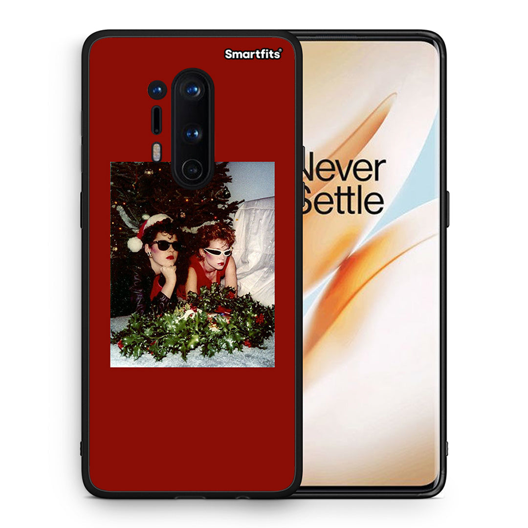 Θήκη OnePlus 8 Pro Waiting For Xmas από τη Smartfits με σχέδιο στο πίσω μέρος και μαύρο περίβλημα | OnePlus 8 Pro Waiting For Xmas case with colorful back and black bezels