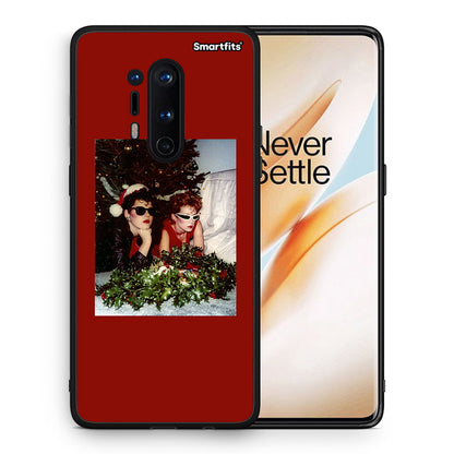 Θήκη OnePlus 8 Pro Waiting For Xmas από τη Smartfits με σχέδιο στο πίσω μέρος και μαύρο περίβλημα | OnePlus 8 Pro Waiting For Xmas case with colorful back and black bezels