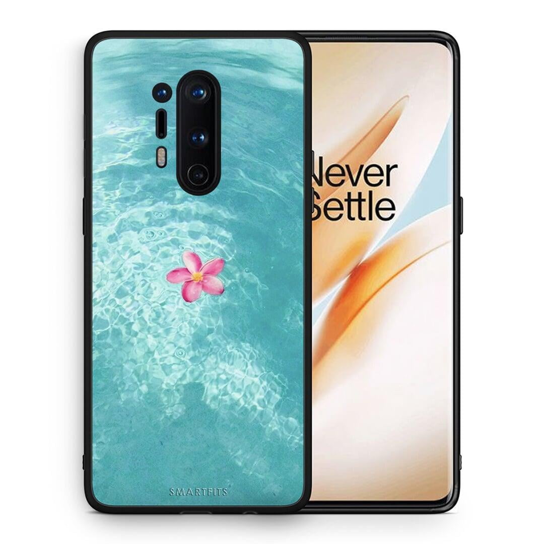 Θήκη OnePlus 8 Pro Water Flower από τη Smartfits με σχέδιο στο πίσω μέρος και μαύρο περίβλημα | OnePlus 8 Pro Water Flower case with colorful back and black bezels