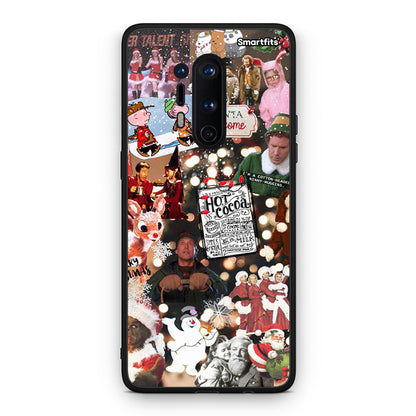 OnePlus 8 Pro Xmas Movies θήκη από τη Smartfits με σχέδιο στο πίσω μέρος και μαύρο περίβλημα | Smartphone case with colorful back and black bezels by Smartfits