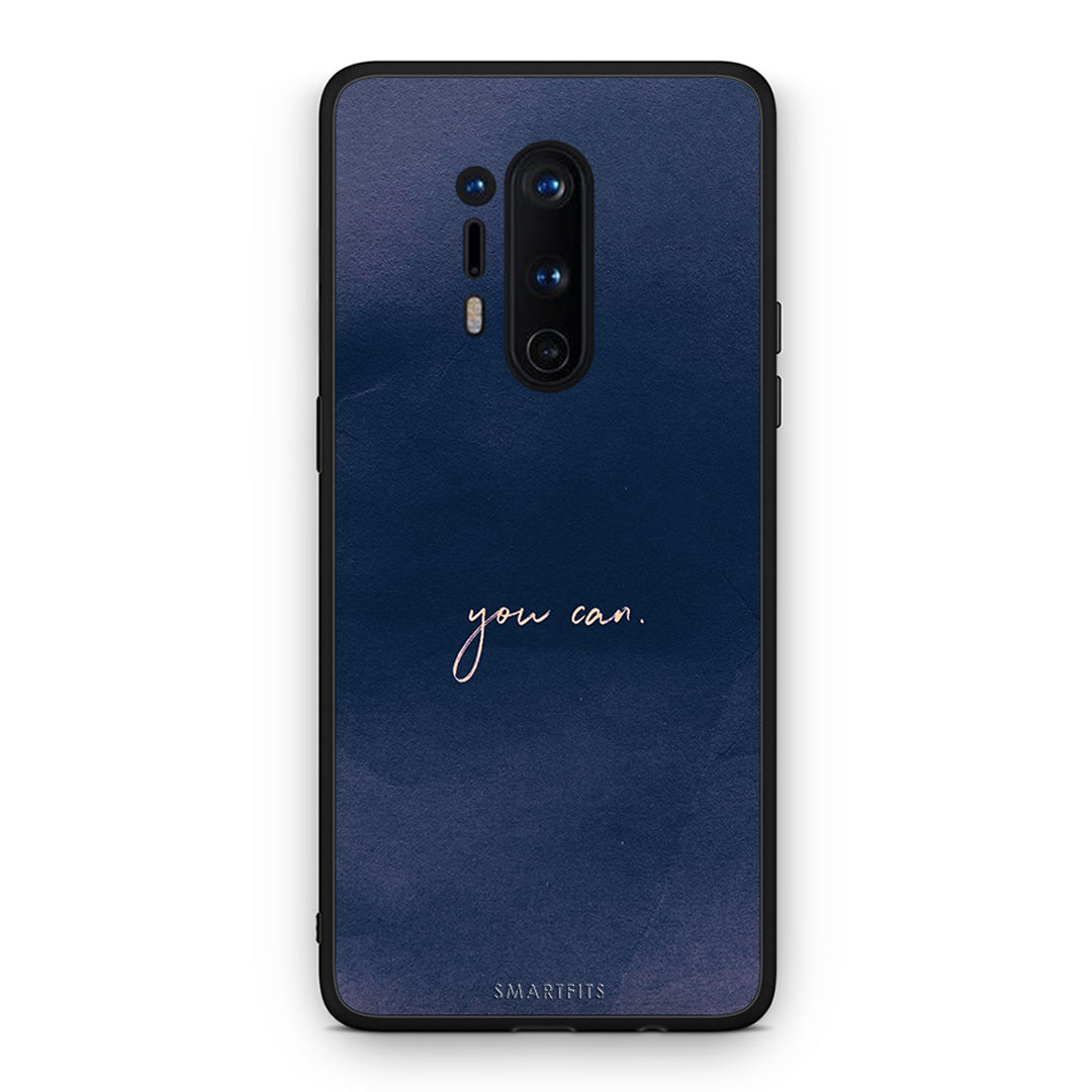 OnePlus 8 Pro You Can θήκη από τη Smartfits με σχέδιο στο πίσω μέρος και μαύρο περίβλημα | Smartphone case with colorful back and black bezels by Smartfits