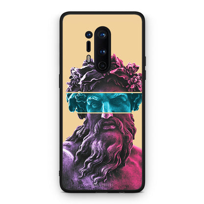 OnePlus 8 Pro Zeus Art Θήκη Αγίου Βαλεντίνου από τη Smartfits με σχέδιο στο πίσω μέρος και μαύρο περίβλημα | Smartphone case with colorful back and black bezels by Smartfits