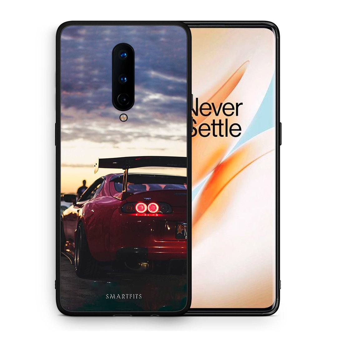 Θήκη OnePlus 8 Racing Supra από τη Smartfits με σχέδιο στο πίσω μέρος και μαύρο περίβλημα | OnePlus 8 Racing Supra case with colorful back and black bezels