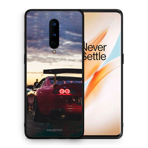 Θήκη OnePlus 8 Racing Supra από τη Smartfits με σχέδιο στο πίσω μέρος και μαύρο περίβλημα | OnePlus 8 Racing Supra case with colorful back and black bezels