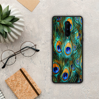 Real Peacock Feathers - OnePlus 8 θήκη