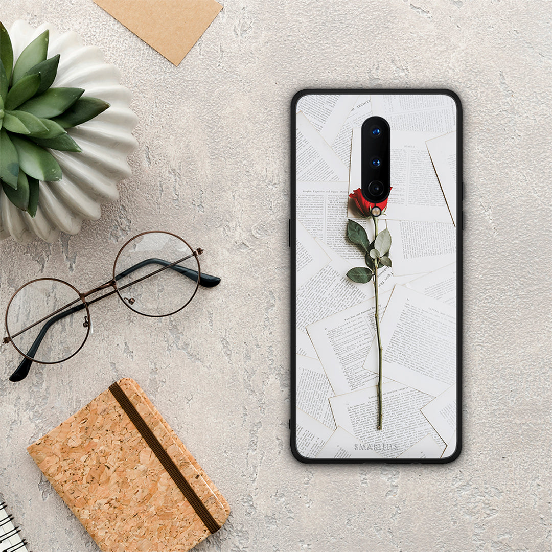 Red Rose - OnePlus 8 θήκη