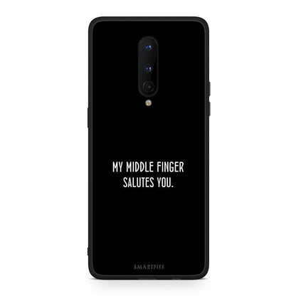 OnePlus 8 Salute θήκη από τη Smartfits με σχέδιο στο πίσω μέρος και μαύρο περίβλημα | Smartphone case with colorful back and black bezels by Smartfits