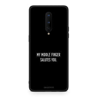 Thumbnail for OnePlus 8 Salute θήκη από τη Smartfits με σχέδιο στο πίσω μέρος και μαύρο περίβλημα | Smartphone case with colorful back and black bezels by Smartfits