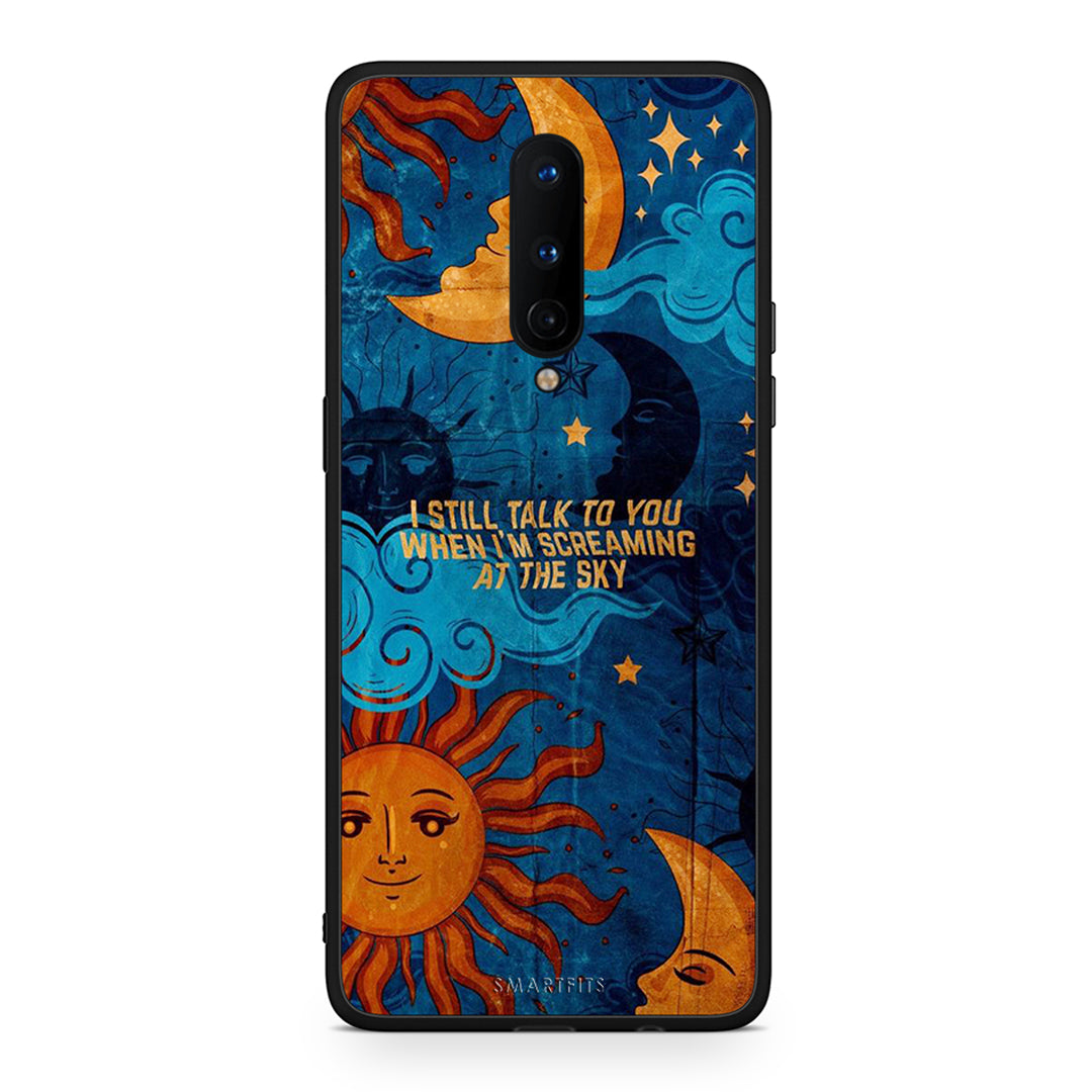OnePlus 8 Screaming Sky θήκη από τη Smartfits με σχέδιο στο πίσω μέρος και μαύρο περίβλημα | Smartphone case with colorful back and black bezels by Smartfits