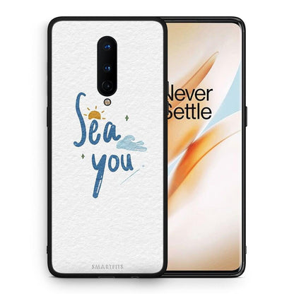 Θήκη OnePlus 8 Sea You από τη Smartfits με σχέδιο στο πίσω μέρος και μαύρο περίβλημα | OnePlus 8 Sea You case with colorful back and black bezels