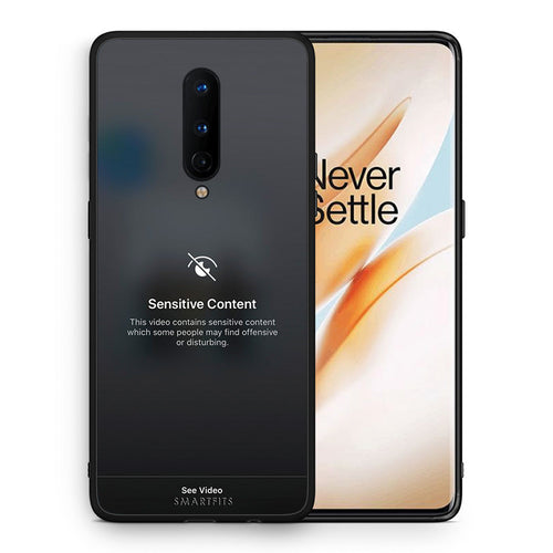 Θήκη OnePlus 8 Sensitive Content από τη Smartfits με σχέδιο στο πίσω μέρος και μαύρο περίβλημα | OnePlus 8 Sensitive Content case with colorful back and black bezels