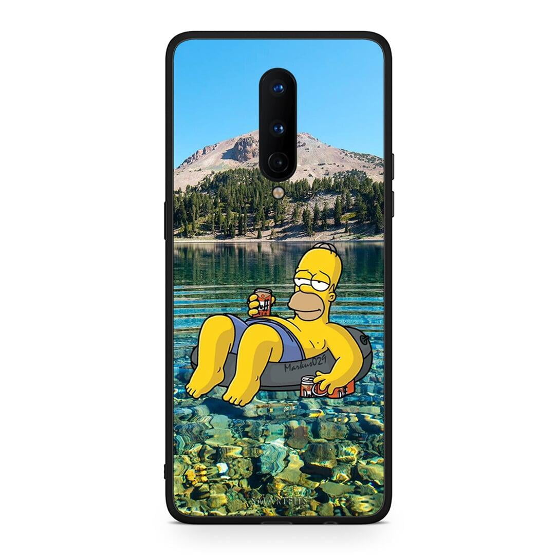 OnePlus 8 Summer Happiness Θήκη από τη Smartfits με σχέδιο στο πίσω μέρος και μαύρο περίβλημα | Smartphone case with colorful back and black bezels by Smartfits