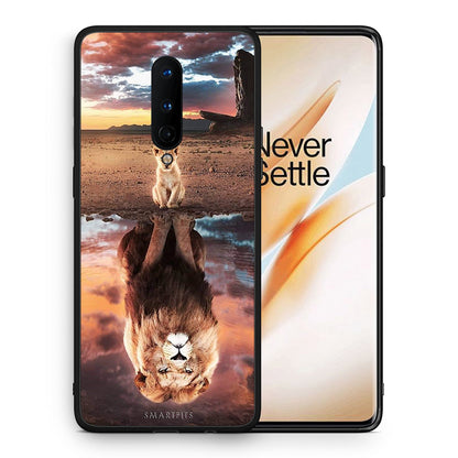 Θήκη Αγίου Βαλεντίνου OnePlus 8 Sunset Dreams από τη Smartfits με σχέδιο στο πίσω μέρος και μαύρο περίβλημα | OnePlus 8 Sunset Dreams case with colorful back and black bezels