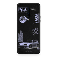 Thumbnail for OnePlus 8 Tokyo Drift Θήκη Αγίου Βαλεντίνου από τη Smartfits με σχέδιο στο πίσω μέρος και μαύρο περίβλημα | Smartphone case with colorful back and black bezels by Smartfits