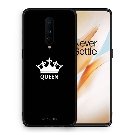 Θήκη OnePlus 8 Queen Valentine από τη Smartfits με σχέδιο στο πίσω μέρος και μαύρο περίβλημα | OnePlus 8 Queen Valentine case with colorful back and black bezels