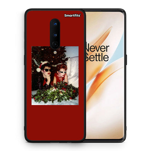 Θήκη OnePlus 8 Waiting For Xmas από τη Smartfits με σχέδιο στο πίσω μέρος και μαύρο περίβλημα | OnePlus 8 Waiting For Xmas case with colorful back and black bezels